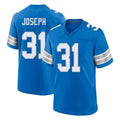 Kooe D.Lions #31 Kerby Joseph Player Blue Alternate Home Game Stitched Jerseys