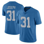 Kooe D.Lions #31 Kerby Joseph Player Blue Limited Throwback Vapor Untouchable Stitched Jerseys