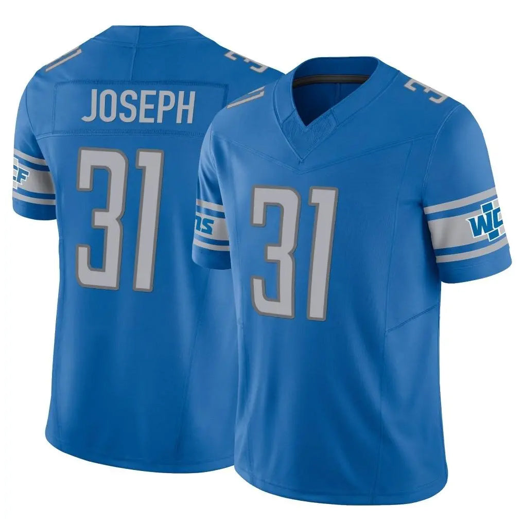 Kooe D.Lions #31 Kerby Joseph Player Blue Vapor F.U.S.E. Limited Home Game Stitched Jerseys