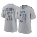 Kooe D.Lions #31 Kerby Joseph Player Gray Atmosphere Fashion Home Game Stitched Jerseys