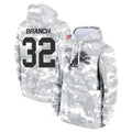 Kooe D.Lions #32 Brian Branch Player Arctic Camo Salute to Service Hoodies Limited Game Stitched Jerseys