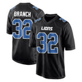 Kooe D.Lions #32 Brian Branch Player Black Fashion Home Game Stitched Jerseys