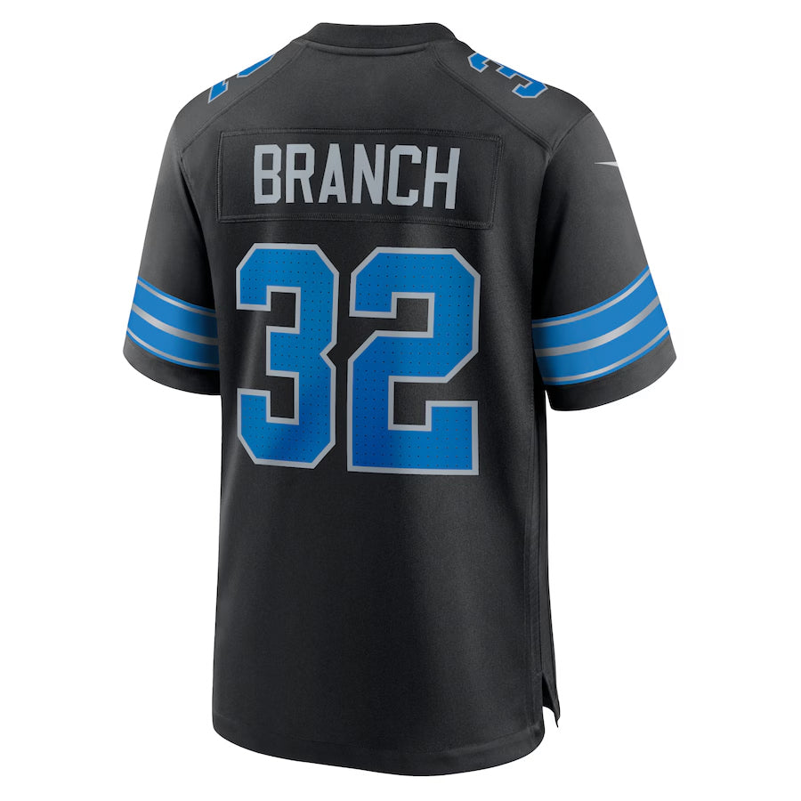 Kooe D.Lions #32 Brian Branch Player Black Home Game Stitched Jerseys