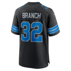 Kooe D.Lions #32 Brian Branch Player Black Home Game Stitched Jerseys