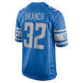 Kooe D.Lions #32 Brian Branch Player Blue Replica Game Stitched Jerseys