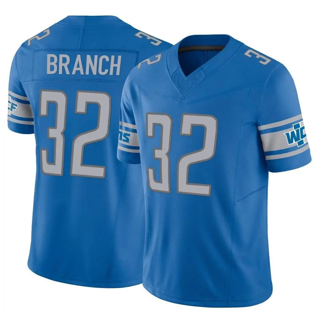 Kooe D.Lions #32 Brian Branch Player Blue Vapor F.U.S.E. Limited Home Game Stitched Jerseys