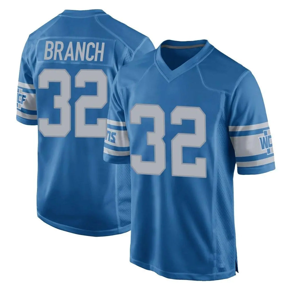Kooe D.Lions #32 Brian Branch Player Blue Vapor Untouchable Throwback Game Stitched Jerseys