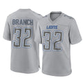 Kooe D.Lions #32 Brian Branch Player Gray Atmosphere Fashion Home Game Stitched Jerseys