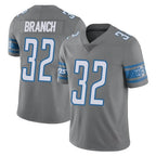Kooe D.Lions #32 Brian Branch Player Gray Vapor Untouchable Limited Home Game Stitched Jerseys