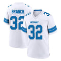 Kooe D.Lions #32 Brian Branch Player White Alternate Home Game Stitched Jerseys