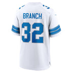 Kooe D.Lions #32 Brian Branch Player White Home Game Stitched Jerseys