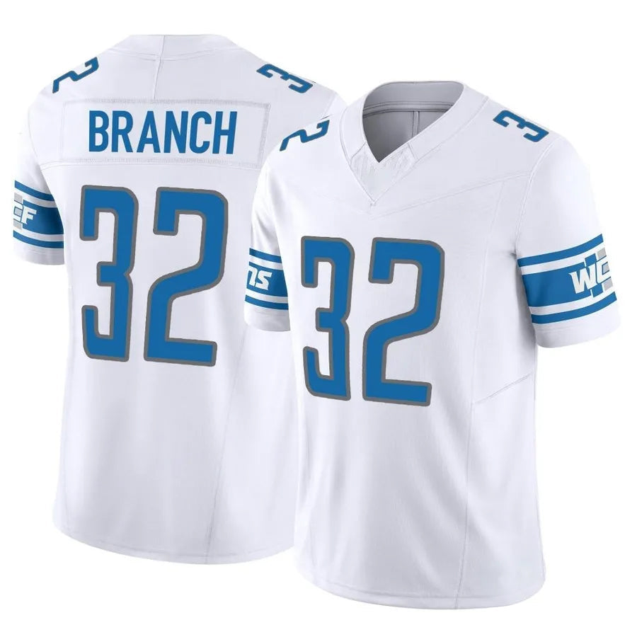 Kooe D.Lions #32 Brian Branch Player White Vapor F.U.S.E. Limited Game Stitched Jerseys