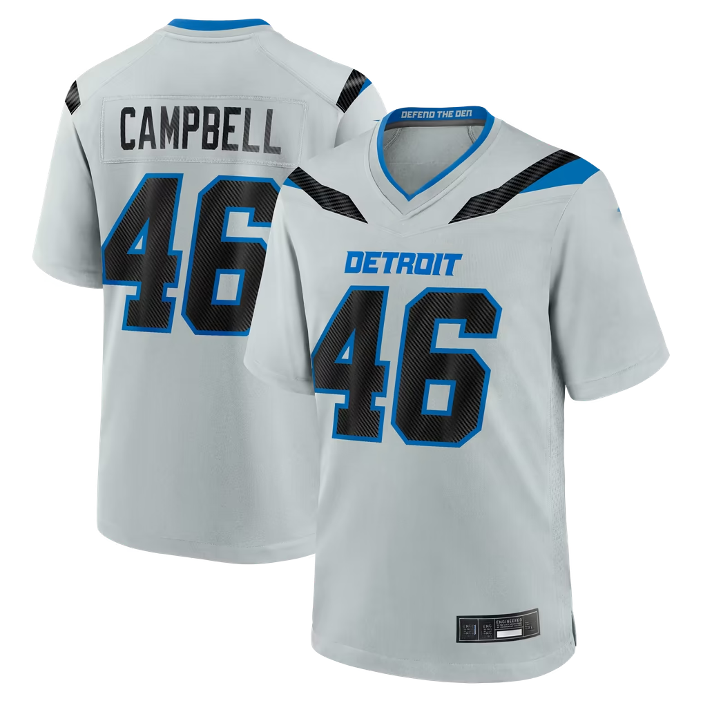 Kooe D.Lions #46 Jack Campbell 2026 Rivalries Collection Game Stitched Jerseys