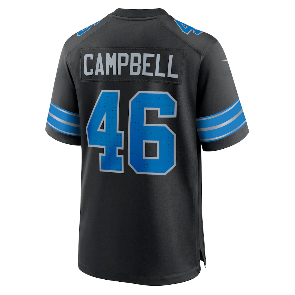 Kooe D.Lions #46 Jack Campbell Black 2nd Alternate Game Stitched Jerseys
