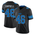 Kooe D.Lions #46 Jack Campbell Player Black Alternate Vapor F.U.S.E. Limited Home Game Stitched Jerseys