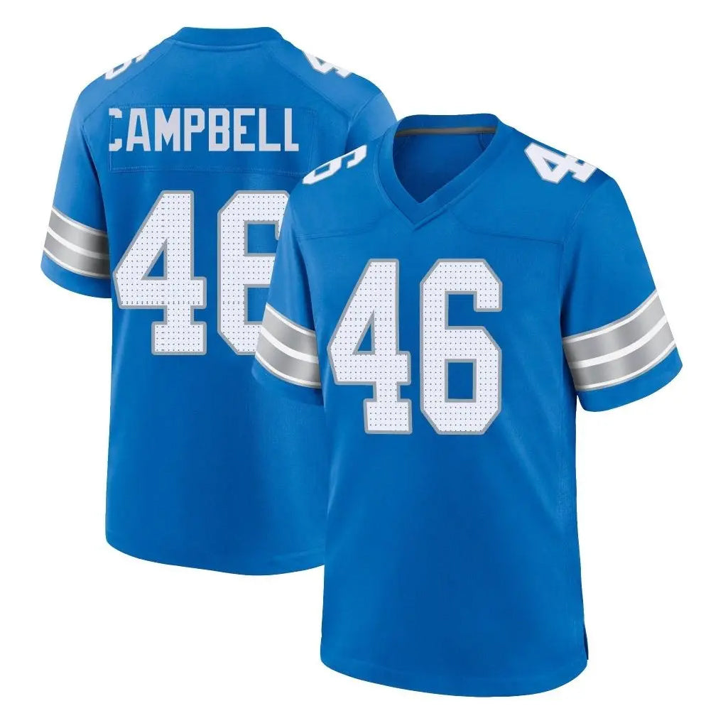 Kooe D.Lions #46 Jack Campbell Player Blue Alternate Home Game Stitched Jerseys