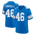 Kooe D.Lions #46 Jack Campbell Player Blue Alternate Home Game Stitched Jerseys