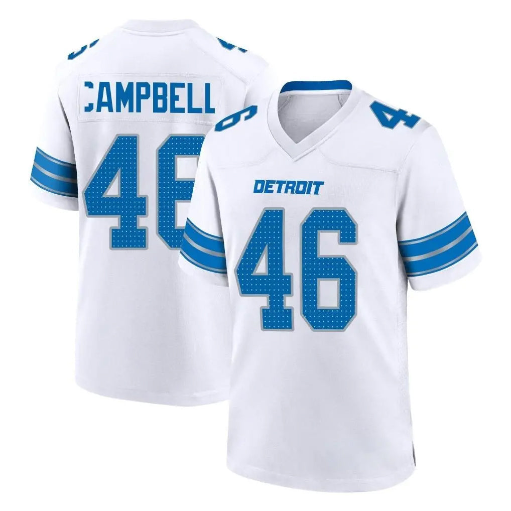 Kooe D.Lions #46 Jack Campbell Player White Alternate Home Game Stitched Jerseys
