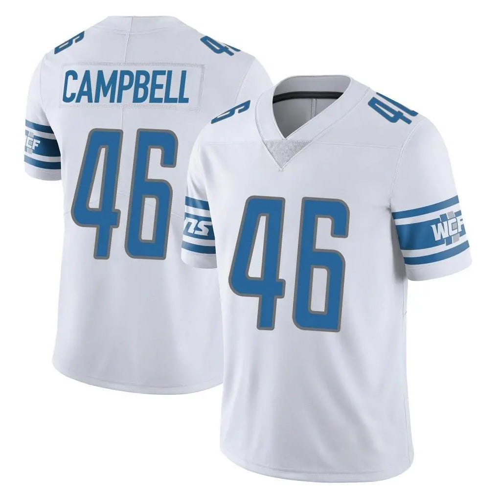 Kooe D.Lions #46 Jack Campbell Player White Limited Vapor Untouchable Home Game Stitched Jerseys