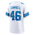 Kooe D.Lions #46 Jack Campbell White White Game Stitched Jerseys