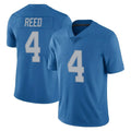 Kooe D.Lions #4 D.J. Reed Player Blue Limited Throwback Vapor Untouchable Stitched Jerseys