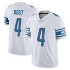 Kooe D.Lions #4 D.J. Reed Player White Limited Vapor Untouchable Home Game Stitched Jerseys