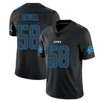 Kooe D.Lions #58 Penei Sewell Player Black Impact Limited Home Game Stitched Jerseys