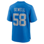 Kooe D.Lions #58 Penei Sewell Player Blue Alternate Game Stitched Jerseys