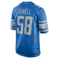 Kooe D.Lions #58 Penei Sewell Player Blue Game Stitched Jerseys