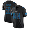Kooe D.Lions #58 Penei Sewell Player Limited Black Impact Stitched Jerseys