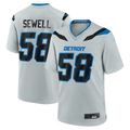 Kooe D.Lions #58 Penei Sewell Silver 2026 Rivalries Collection Game Stitched Jerseys