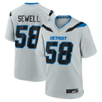 Kooe D.Lions #58 Penei Sewell Silver 2026 Rivalries Collection Game Stitched Jerseys
