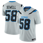Kooe D.Lions #58 Penei Sewell Silver 2026 Rivalries Collection Limited Stitched Jerseys