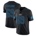 Kooe D.Lions #69 Tate Ratledge Player Black Impact Limited Home Game Stitched Jerseys
