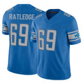 Kooe D.Lions #69 Tate Ratledge Player Blue Vapor F.U.S.E. Limited Home Game Stitched Jerseys
