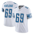 Kooe D.Lions #69 Tate Ratledge Player White Limited Vapor Untouchable Home Game Stitched Jerseys