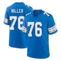 Kooe D.Lions #76 Blake Miller Player Blue Alternate Home Game Stitched Jerseys