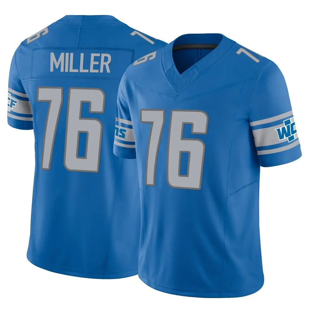 Kooe D.Lions #76 Blake Miller Player Blue Vapor F.U.S.E. Limited Home Game Stitched Jerseys