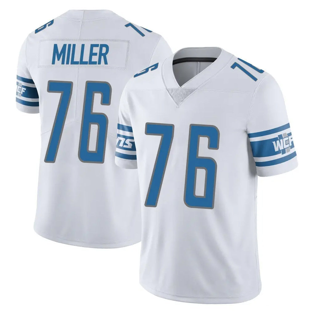 Kooe D.Lions #76 Blake Miller Player White Limited Vapor Untouchable Home Game Stitched Jerseys