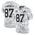 Kooe D.Lions #87 Sam LaPorta Player Arctic Camo Salute To Service Limited Stitched Jerseys