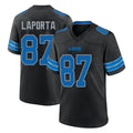 Kooe D.Lions #87 Sam LaPorta Player Black Alternate Home Game Stitched Jerseys