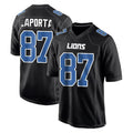 Kooe D.Lions #87 Sam LaPorta Player Black Fashion Home Game Stitched Jerseys