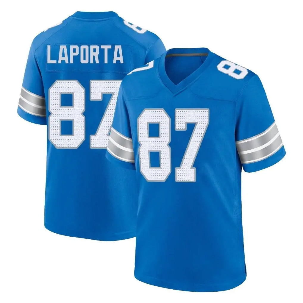 Kooe D.Lions #87 Sam LaPorta Player Blue Alternate Home Game Stitched Jerseys