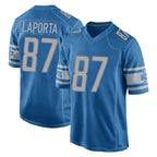 Kooe D.Lions #87 Sam LaPorta Player Blue Home Game Stitched Jerseys