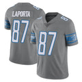 Kooe D.Lions #87 Sam LaPorta Player Gray Vapor Untouchable Limited Home Game Stitched Jerseys