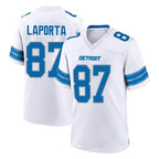 Kooe D.Lions #87 Sam LaPorta Player White Alternate Home Game Stitched Jerseys