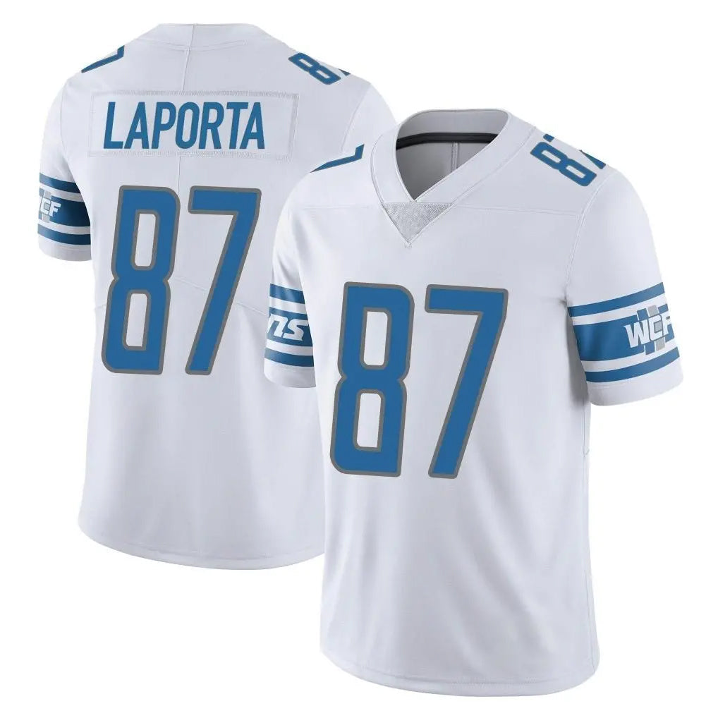 Kooe D.Lions #87 Sam LaPorta Player White Limited Vapor Untouchable Home Game Stitched Jerseys