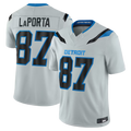 Kooe D.Lions #87 Sam LaPorta Silver 2026 Rivalries Collection Limited Stitched Jerseys