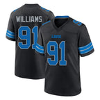 Kooe D.Lions #91 Tyleik Williams Player Black Alternate Home Game Stitched Jerseys