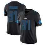 Kooe D.Lions #91 Tyleik Williams Player Black Impact Limited Home Game Stitched Jerseys